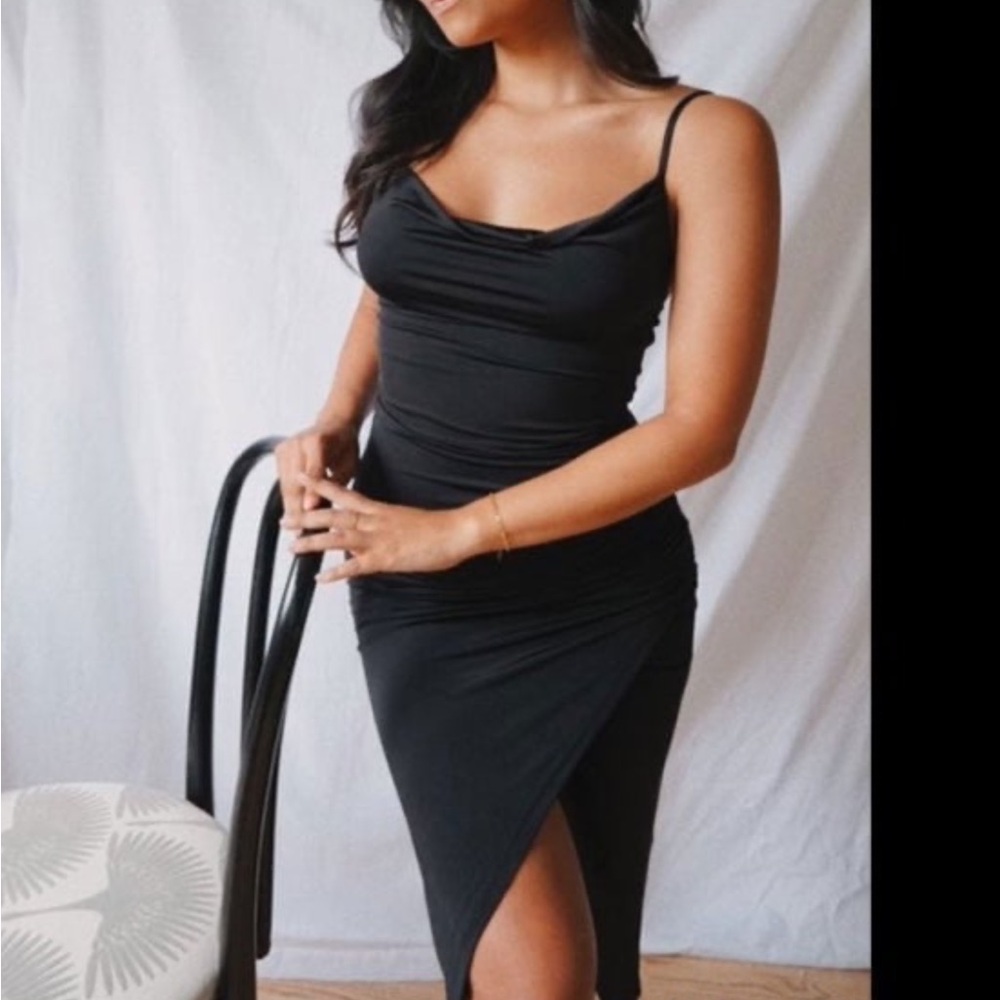 Forever 21 Pink Draped Mini Dress - Picture 6 of 6